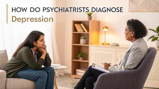Psychiatrist in Lucknow assessing patient for depression symptoms
